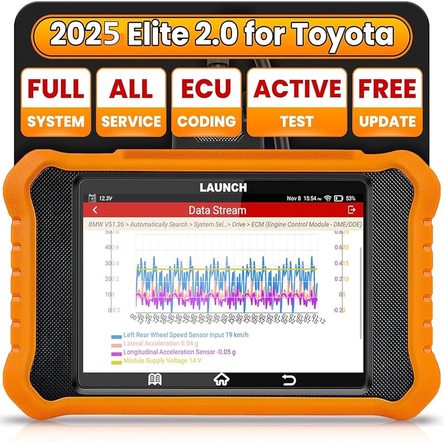 LAUNCH Creader Professional 車両診断ツール Amazon.com: 2025 LAUNCH Creader Elite V2.0 fit for Toyota
